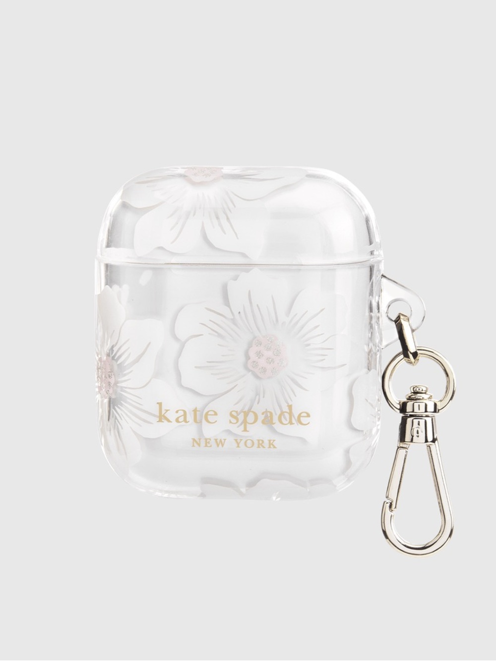 kate spade | Clear Floral AirPods Case